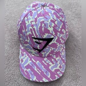 Gymshark Sharkhead Cap Camo Pink Green Purple Women's Hat Adjustable SOLD OUT